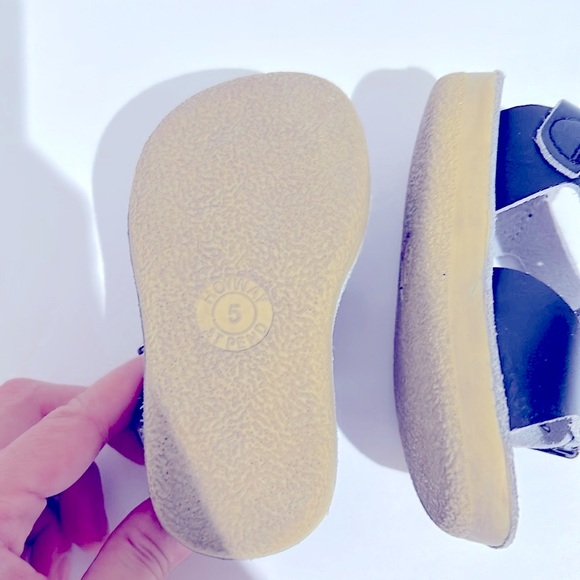 Salt water blue surfer sandals (size 5) - Picture 3 of 6